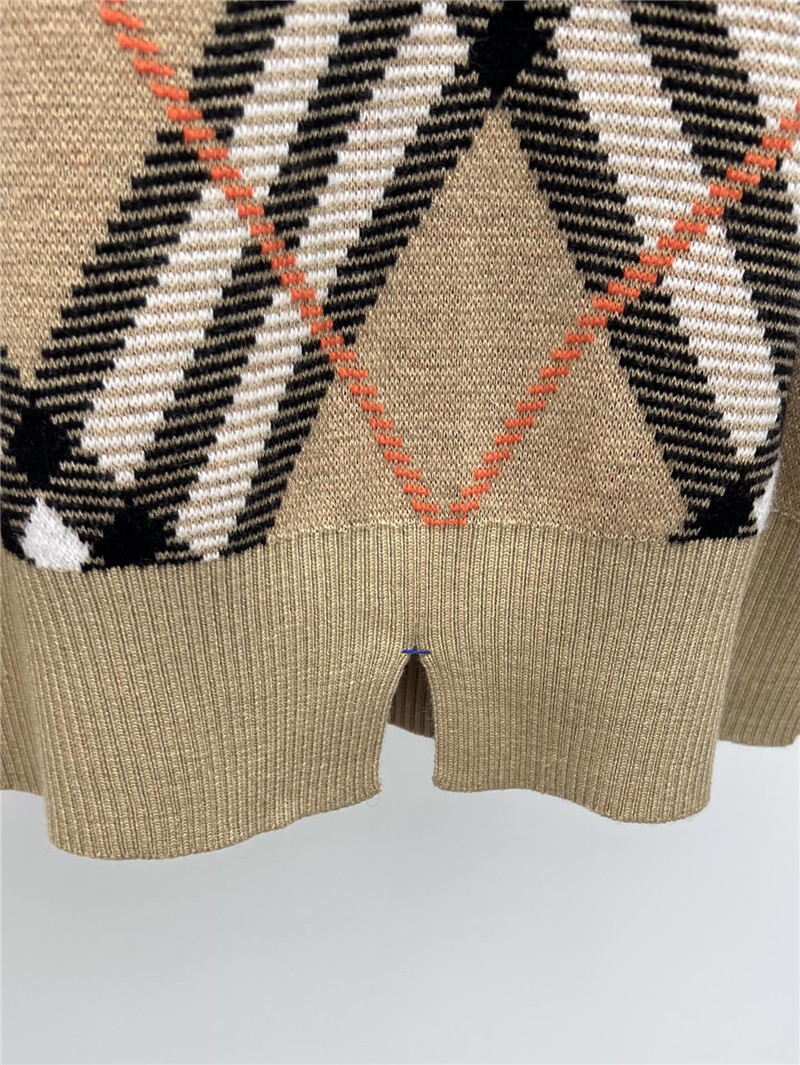 Bv*b*rry check pullover sweater replica clothing sites
