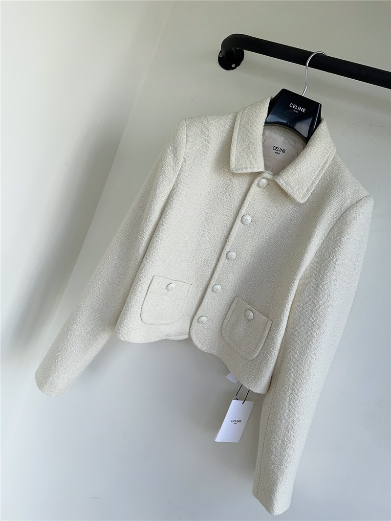 Ce1i*e wool tweed coat replica clothing sites