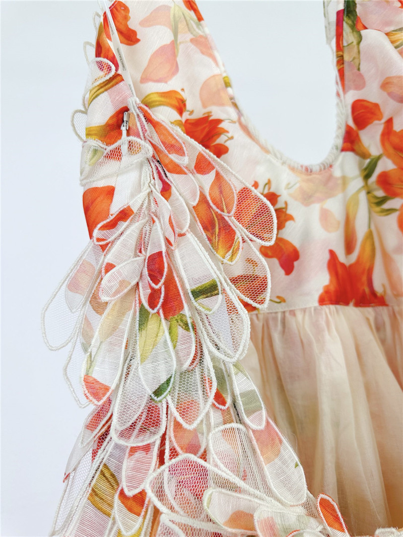 zimm U-line long dress replica d&g clothing