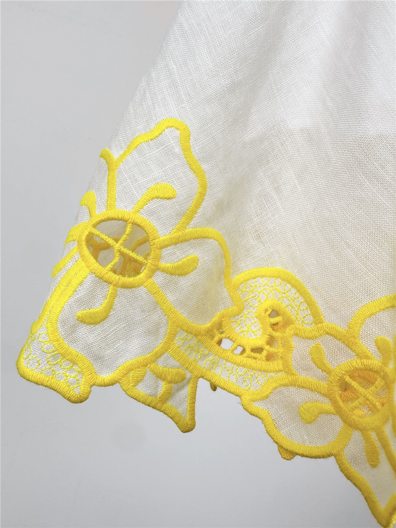 zimm embroidery detail mini dress replica designer clothes