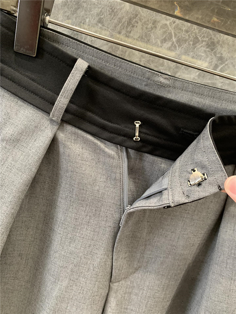 M1um1u wool wide-leg pants replica d&g clothing