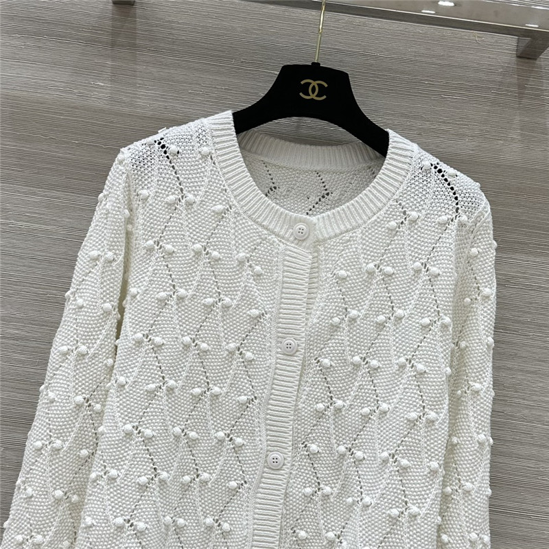 Vanitoo jacquard crochet knitted suit replica clothes
