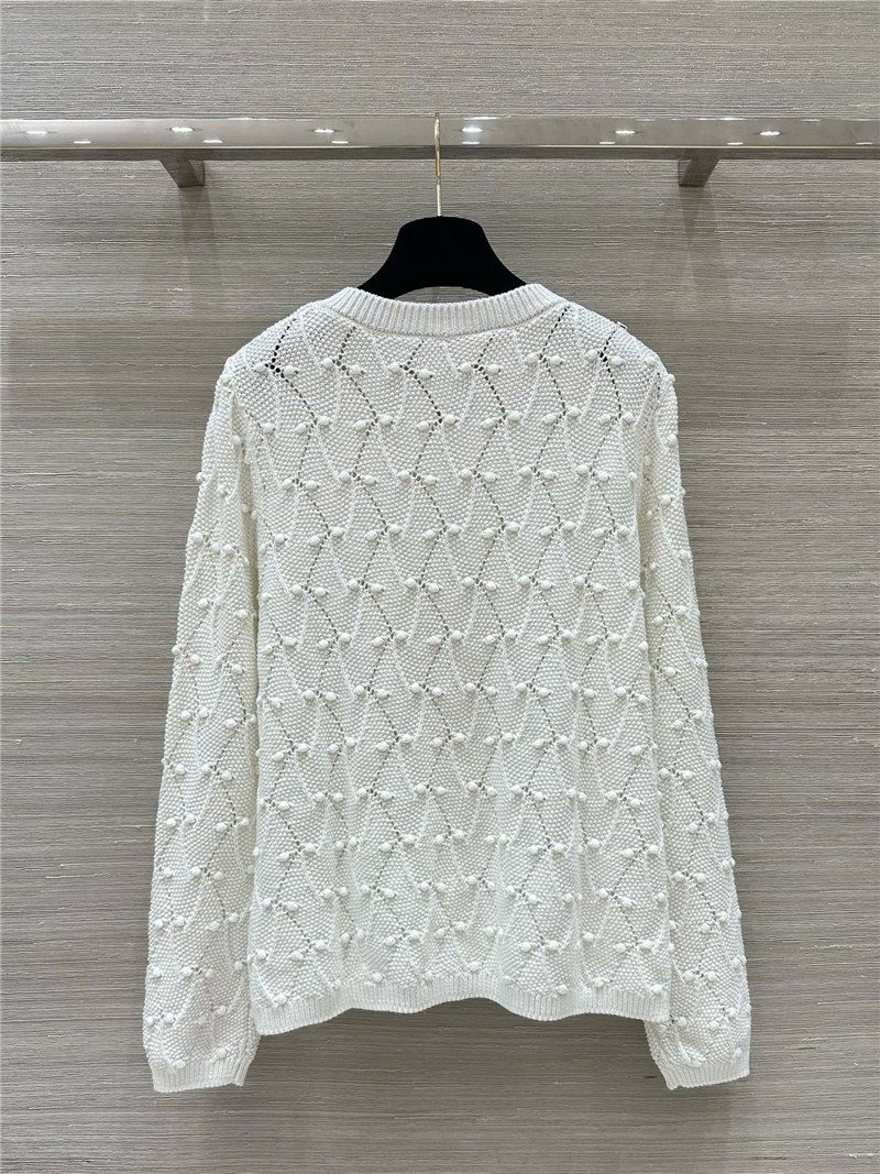 Vanitoo jacquard crochet knitted suit replica clothes
