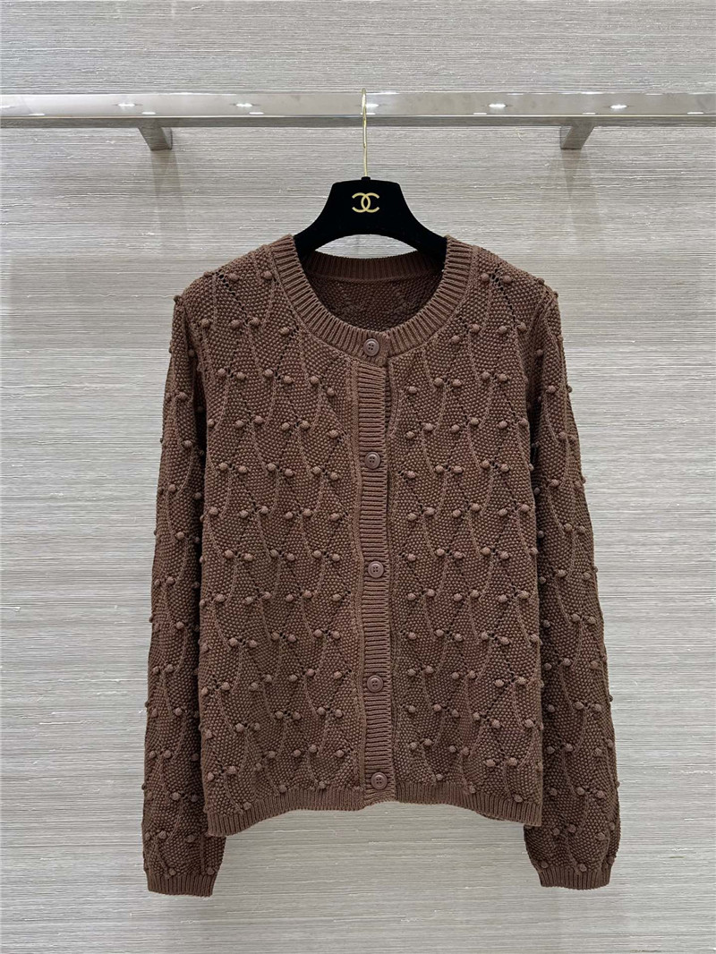 Vanitoo jacquard crochet knitted suit replica clothes