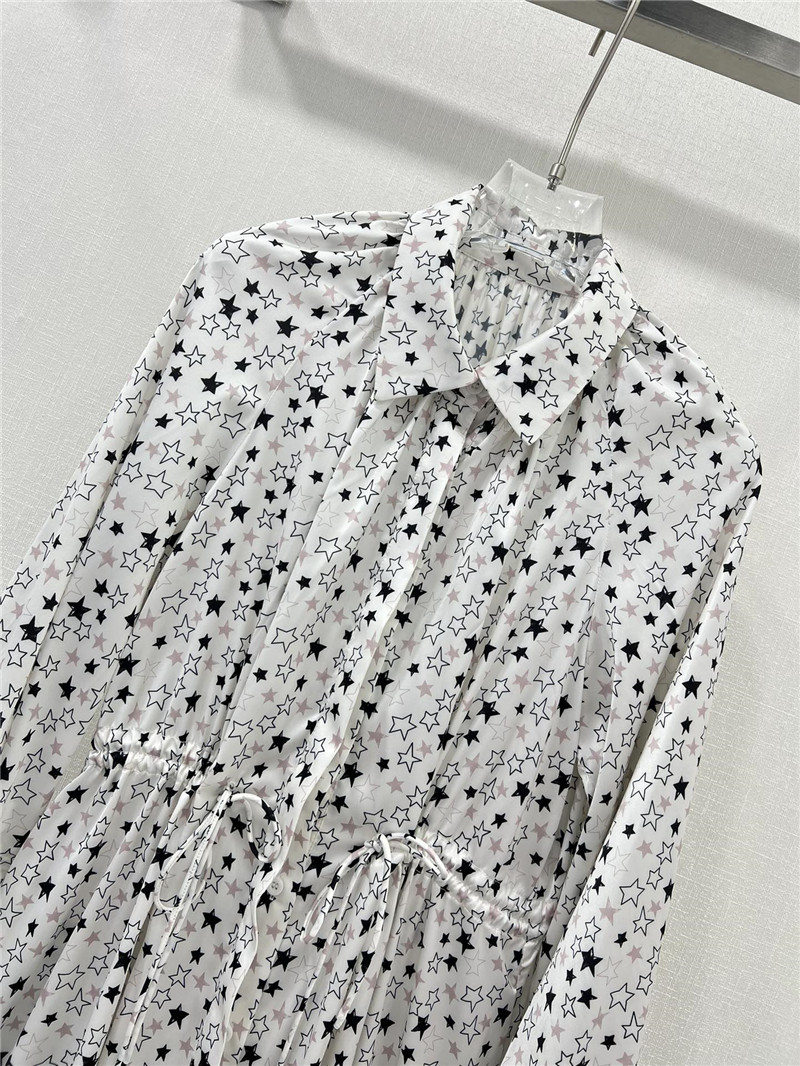 Vanitoo printed long-sleeved dress replica d&g clothing