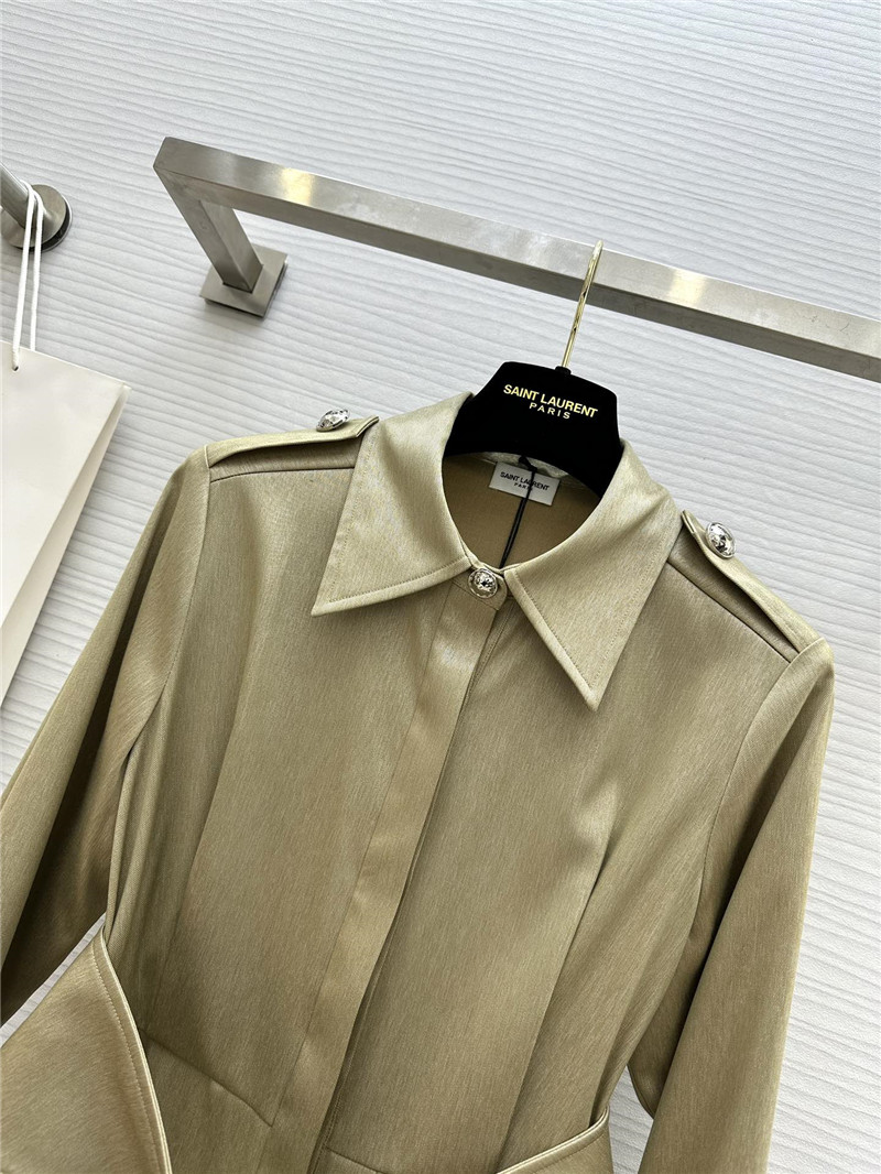 Y51 long sleeve trench dress replica d&g clothing