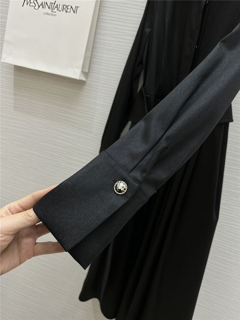Y51 long sleeve trench dress replica d&g clothing