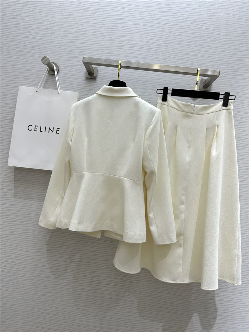 Ce1i*e high-end suit jacket + skirt set replica designer clothes