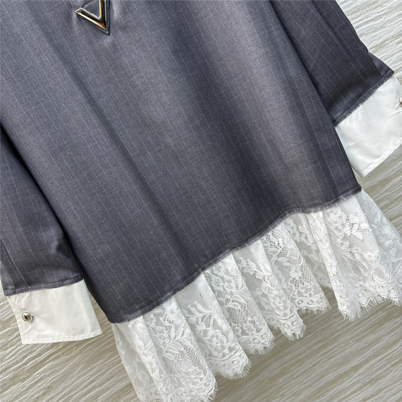 Va1e*ntin0 striped lace tutu skirt replica clothes