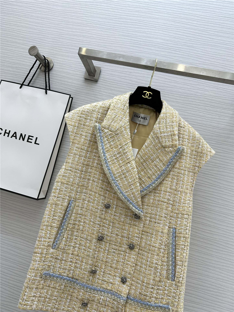 Ch**el new woven vest replica d&g clothing