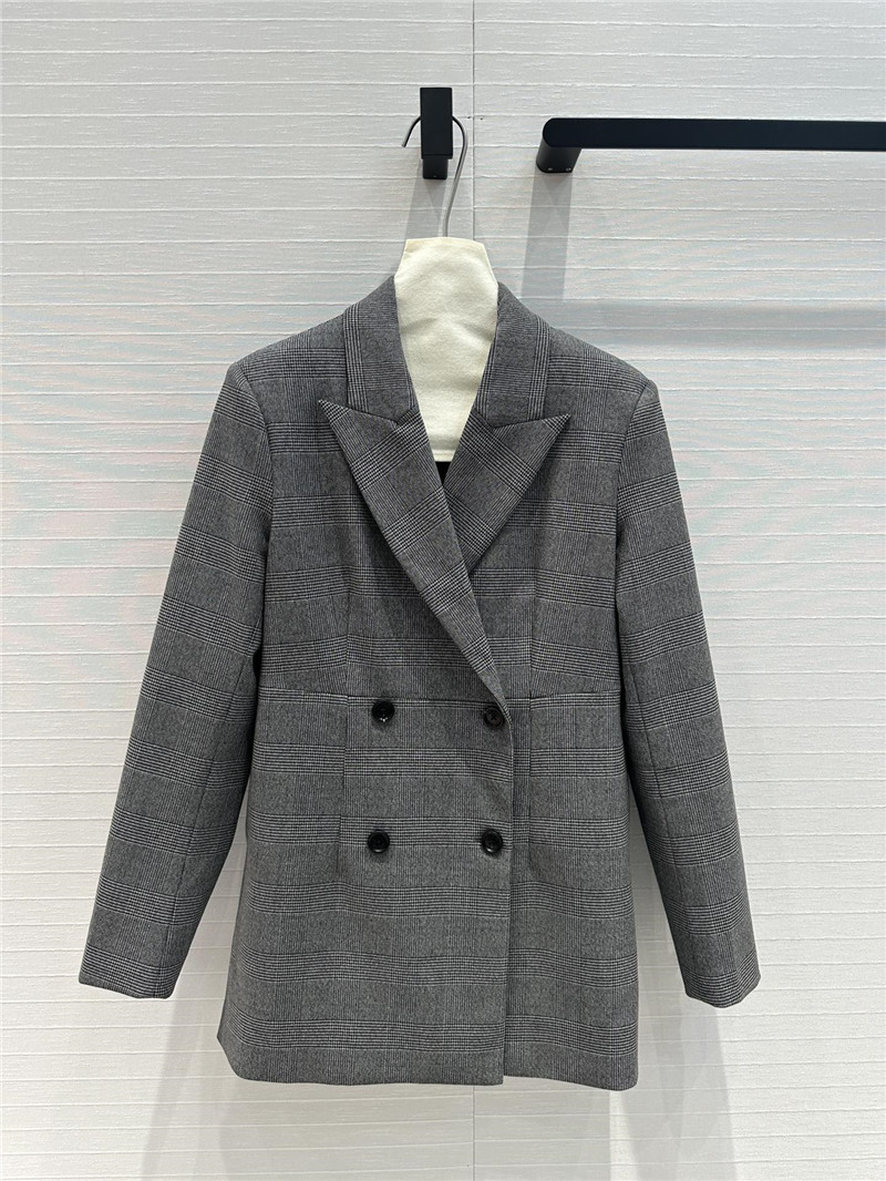 Pra*a double breasted suit jacket replica d&g clothing