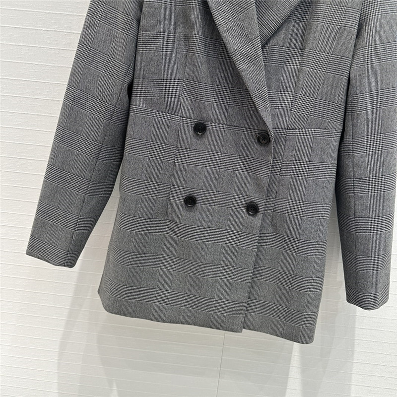 Pra*a double breasted suit jacket replica d&g clothing