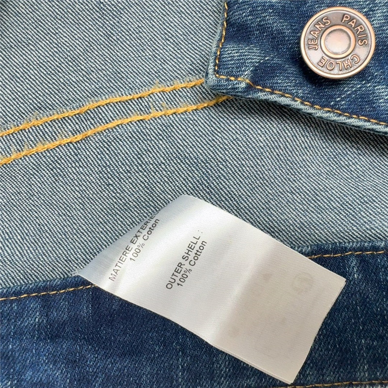 Chloé double-side hollow straight jeans replica clothes