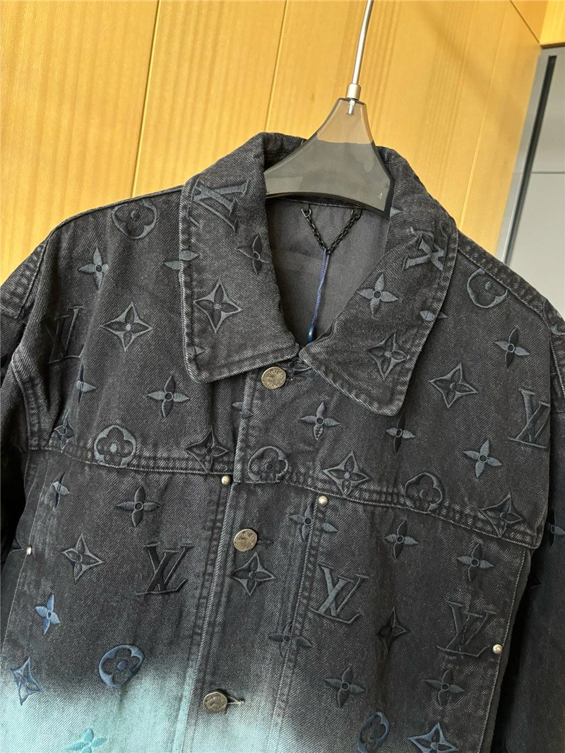 l0vis Vvtt0n lv gradient denim jacket replica clothes