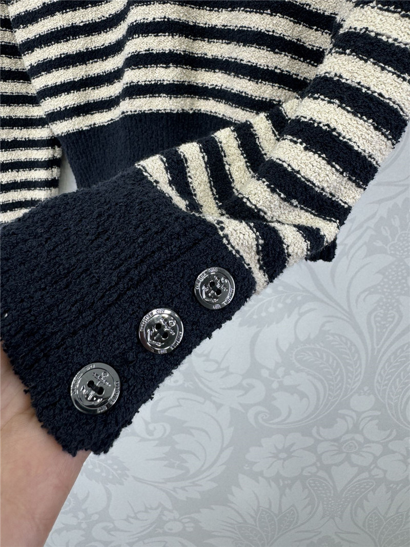 D10r navy collar striped sweater replicas clothes