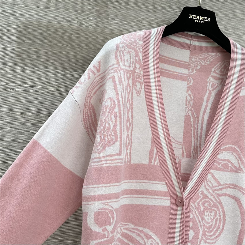 H**me5 golf long-sleeved wool long cardigan replica clothes