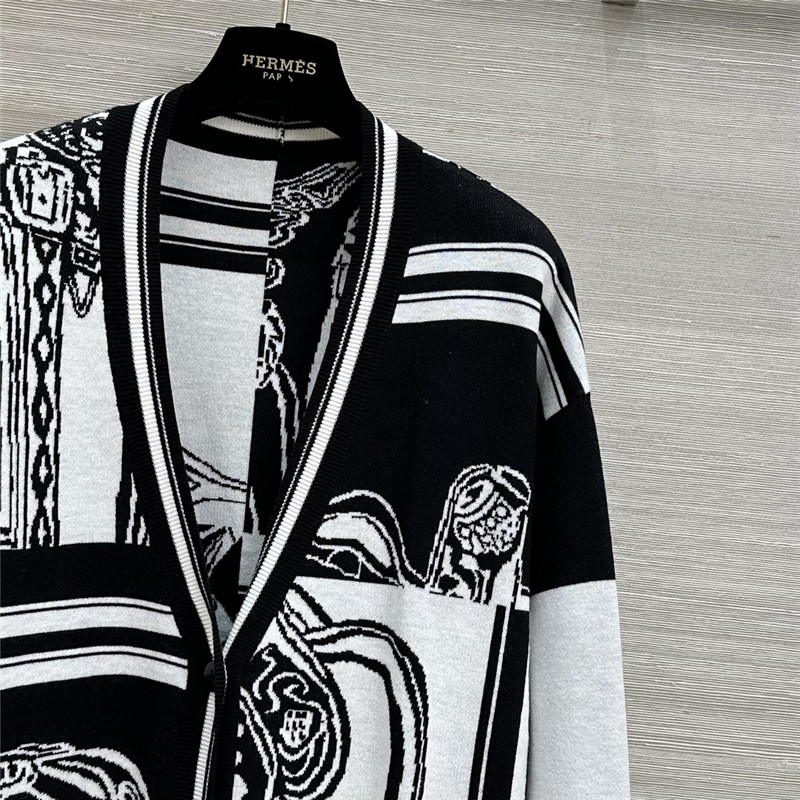 H**me5 golf long-sleeved wool long cardigan replica clothes