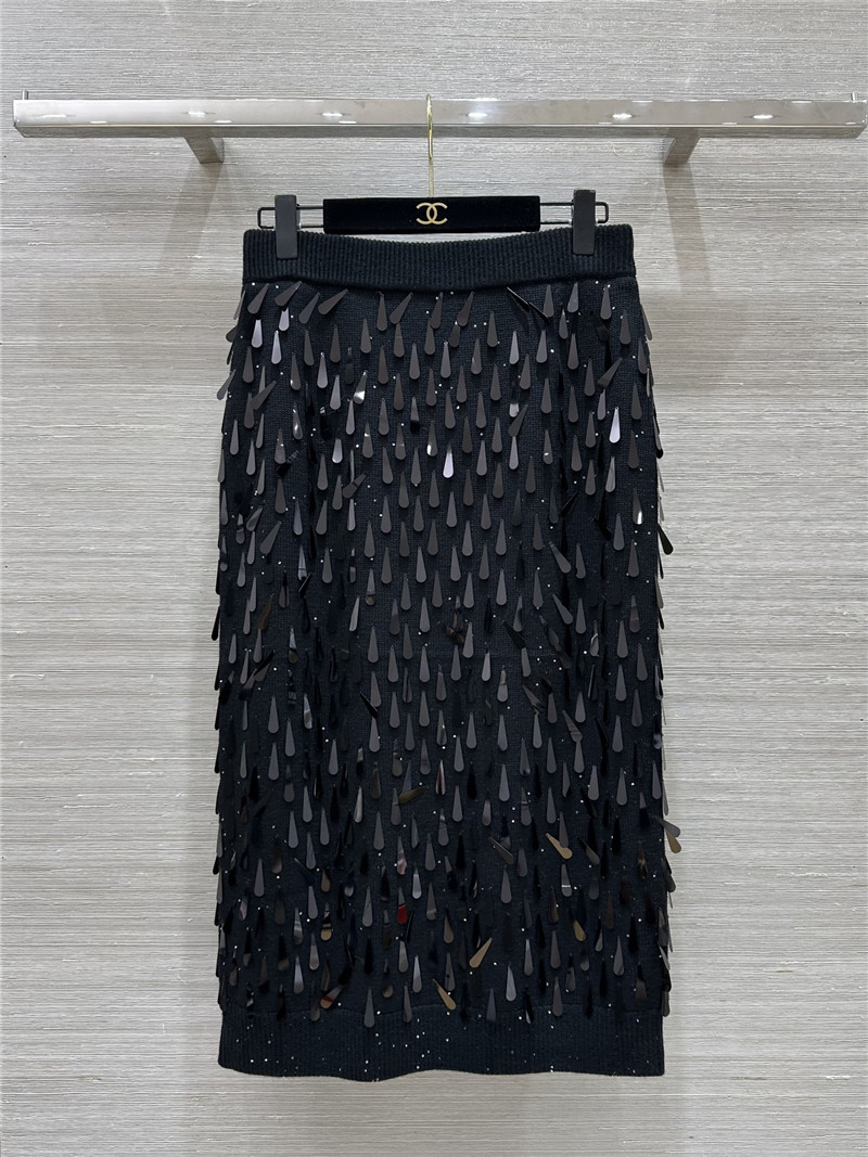 BC sequined knitted skirt replica clothes