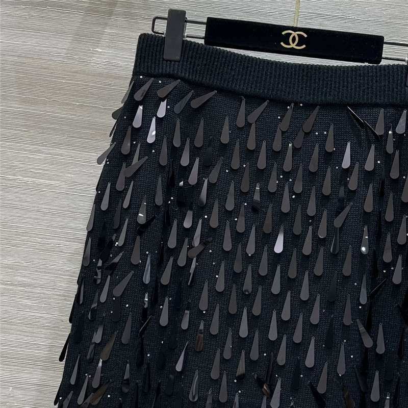 BC sequined knitted skirt replica clothes