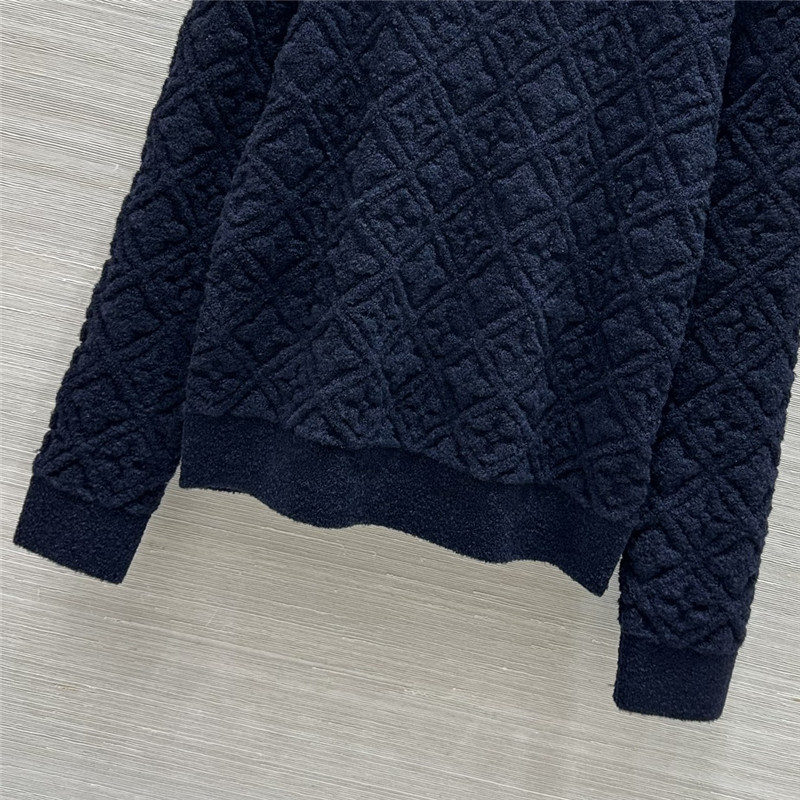 l0vis Vvtt0n lv monogram round neck top replica clothing