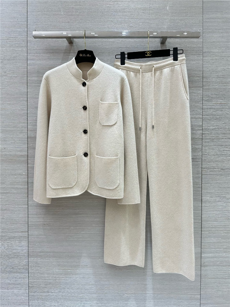 L0r0 P1ana cashmere suit replica d&g clothing