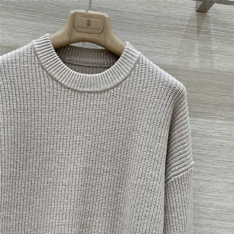 BC sequined cashmere crew neck sweater replicas clothes