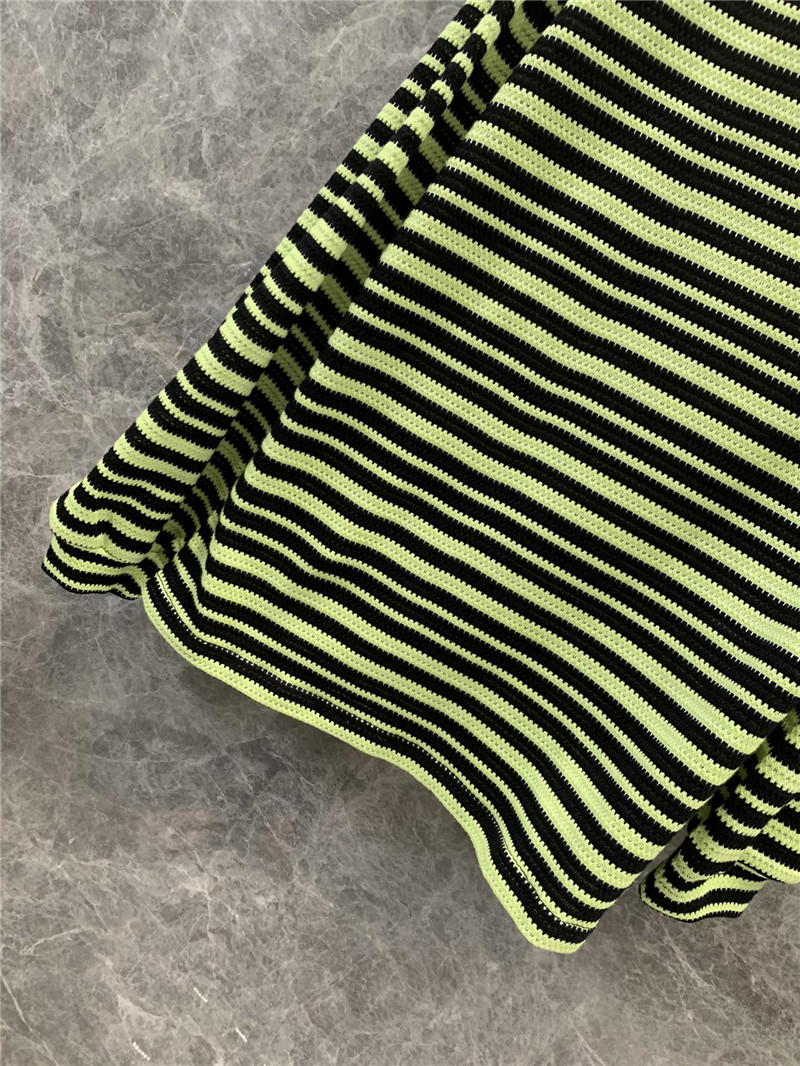 M1um1u striped long-sleeved t-shirt replica clothing sites
