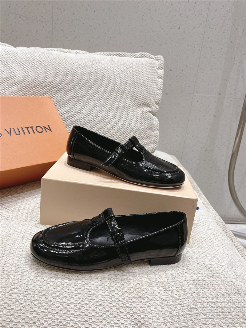 LV Dandy Mary Jane Black Patent Leather
