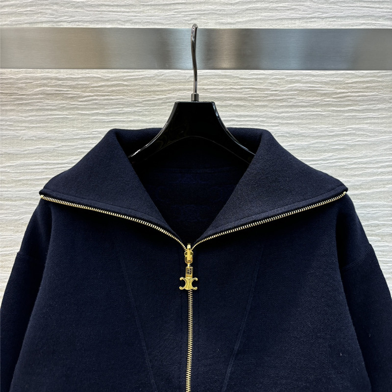 Ce1i*e half zip lapel sweater replica clothing sites