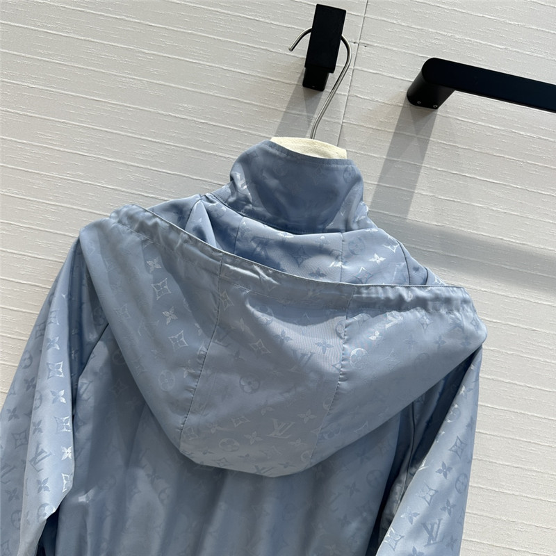 l0vis Vvtt0n lv hooded trench dress replicas clothes
