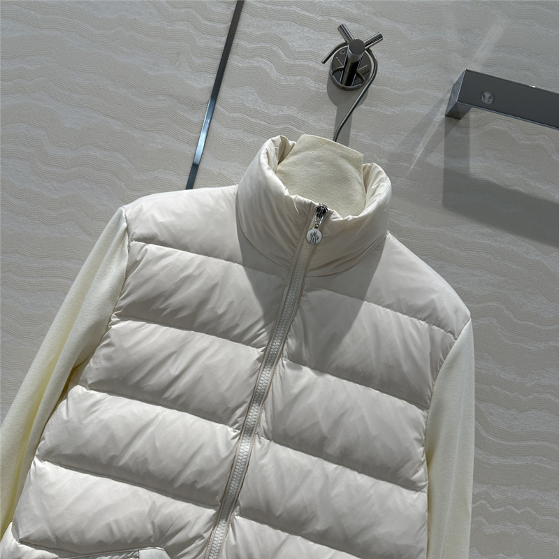 Moncler sweatshirt knitted patchwork down jacket replicas clothes