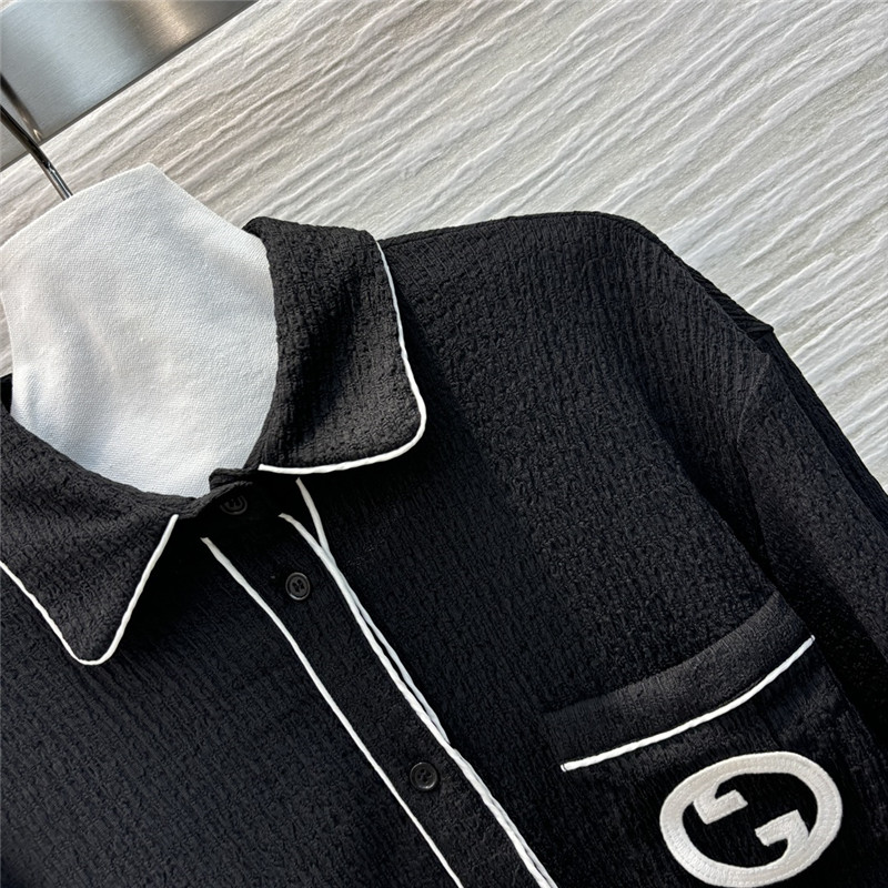 Gvc*1 lapel shirt replica clothing sites