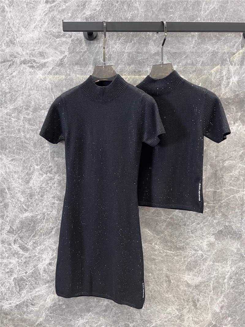 A1exa*der wang rhinestone knitted dress replicas clothes