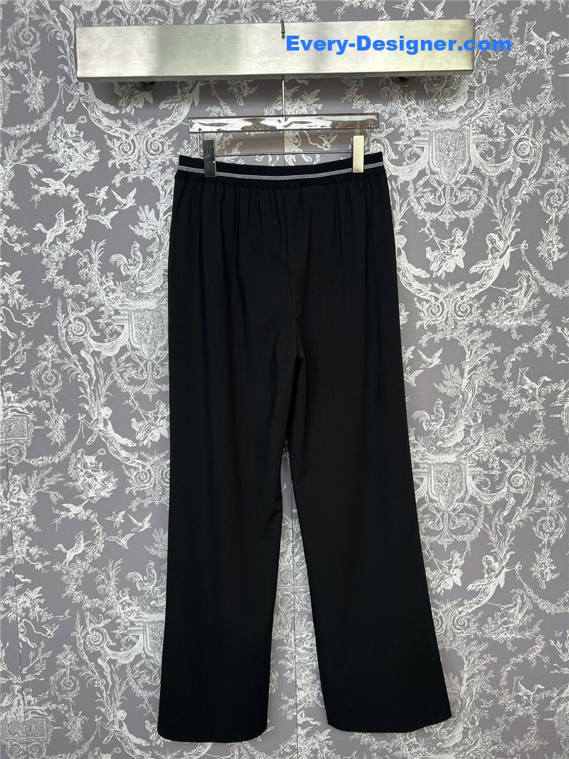 M1um1u high waist wide leg trousers replica clothing sites