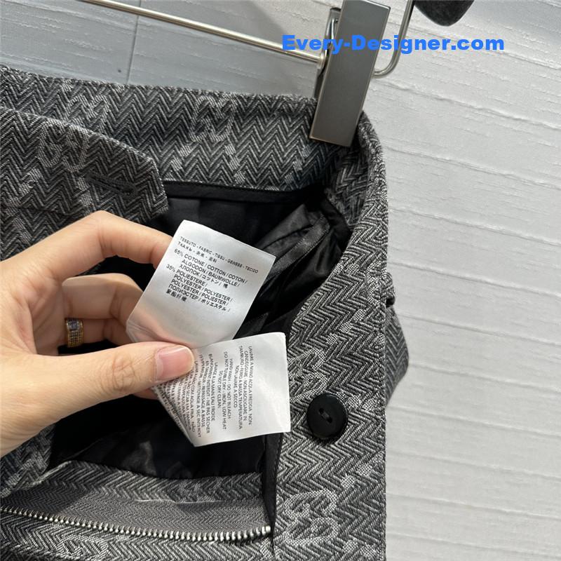 Gvc*1 double g jacquard suit shorts replica clothing sites