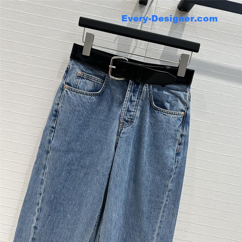 A1exa*der wang belt stitching sickle jeans replica clothes