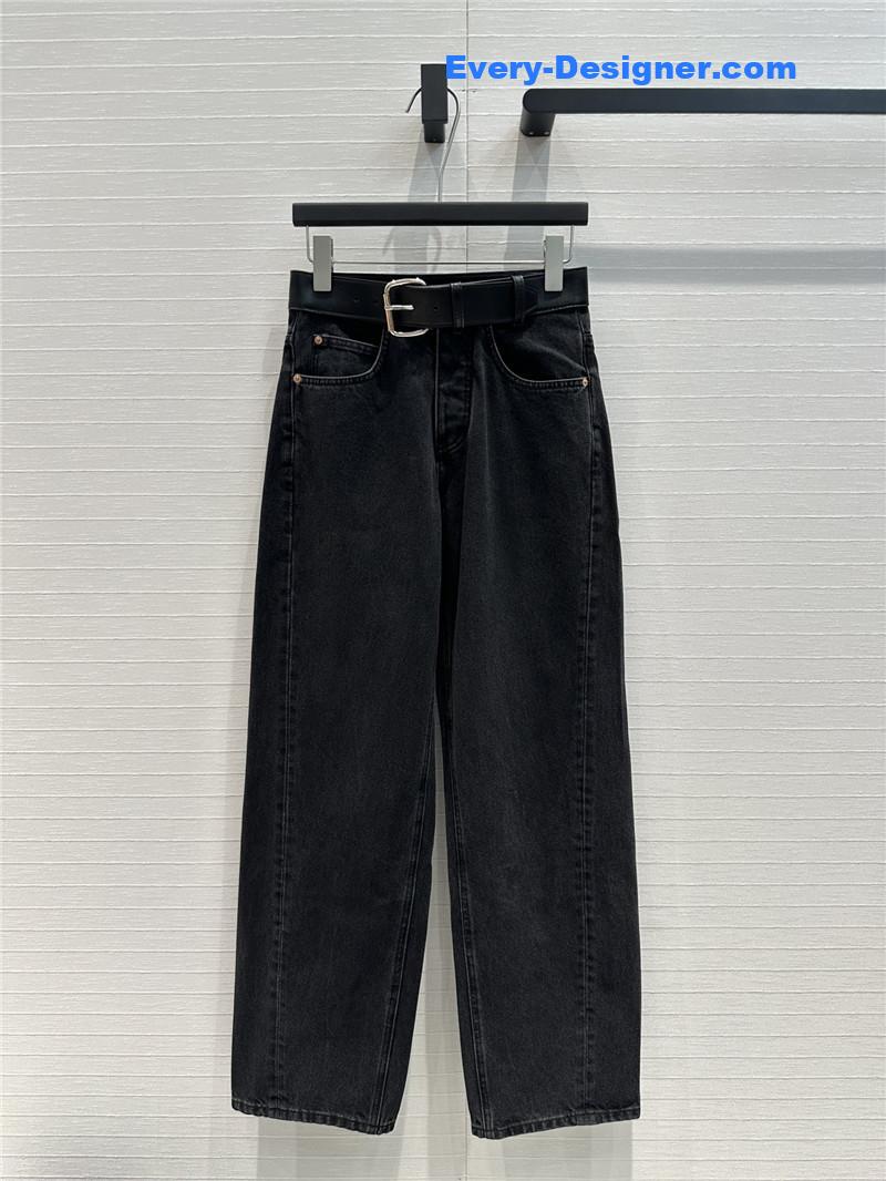 A1exa*der wang belt stitching sickle jeans replica clothes