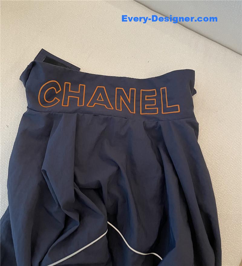 Ch**el color block hooded jacket replicas clothes
