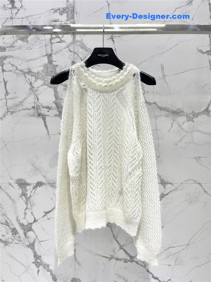 Y51 hollow mohair knit replica d&g clothing