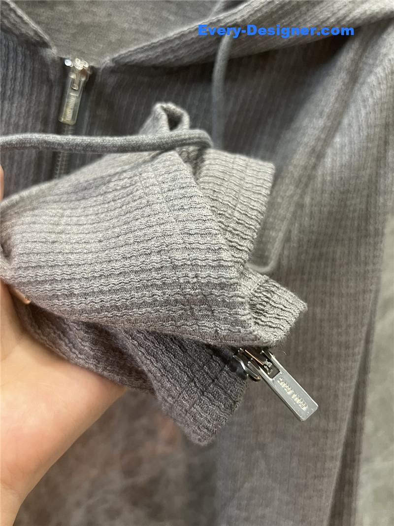 M1um1u casual hooded jacket replica designer clothes