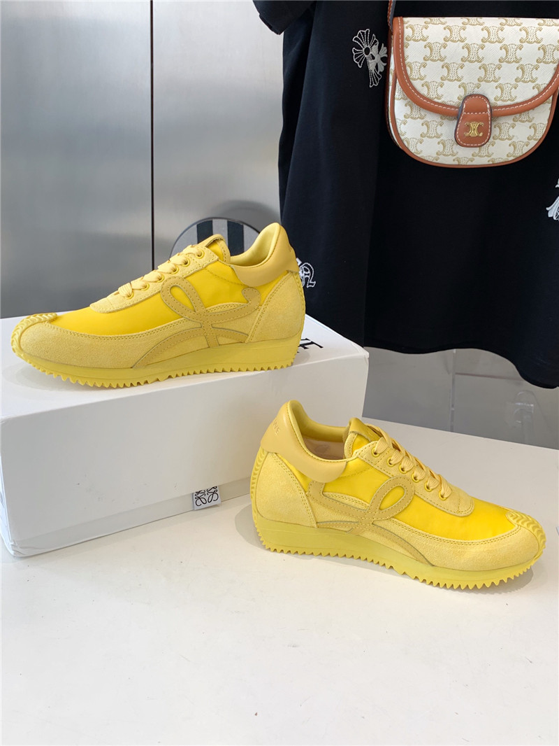 L0ew* flow runner sneakers yellow