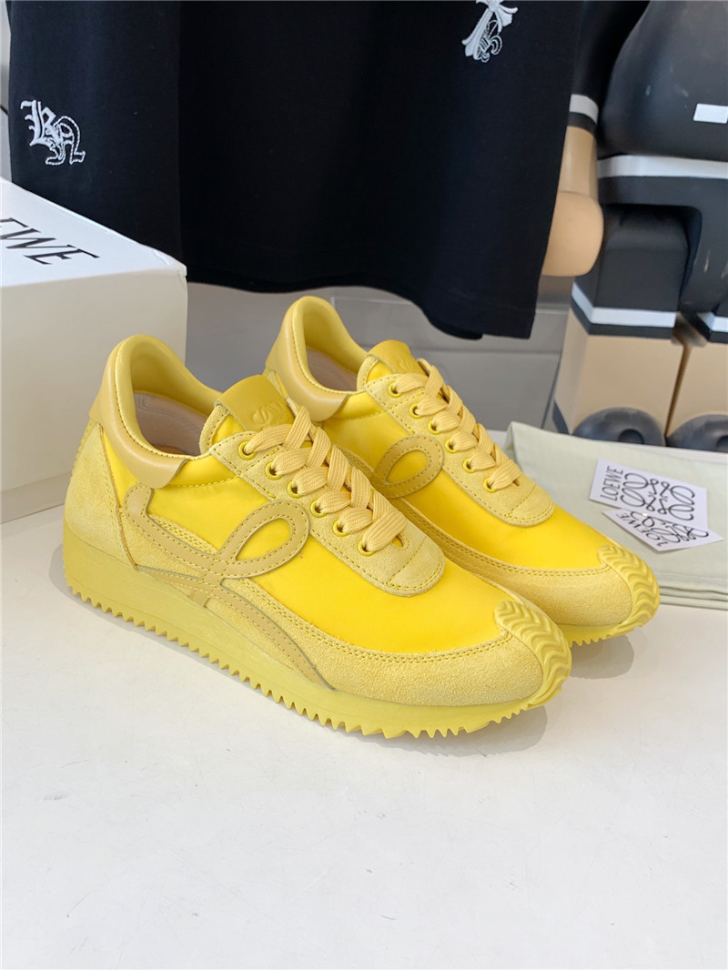 L0ew* flow runner sneakers yellow