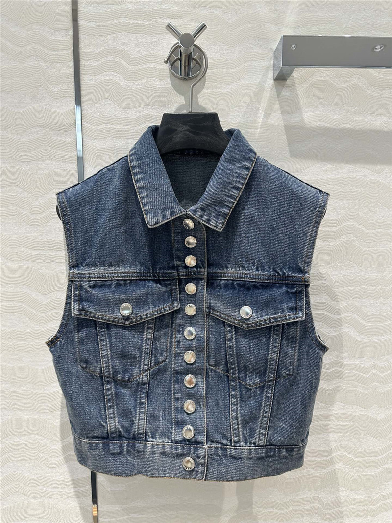 A1exa*der wang denim vest jacket replica clothes