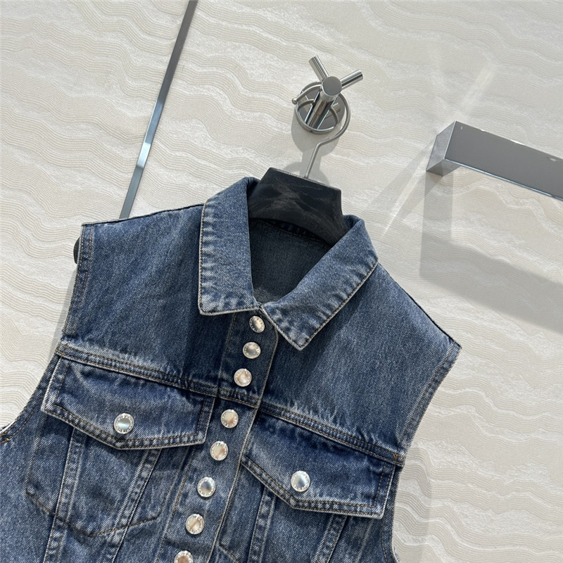 A1exa*der wang denim vest jacket replica clothes