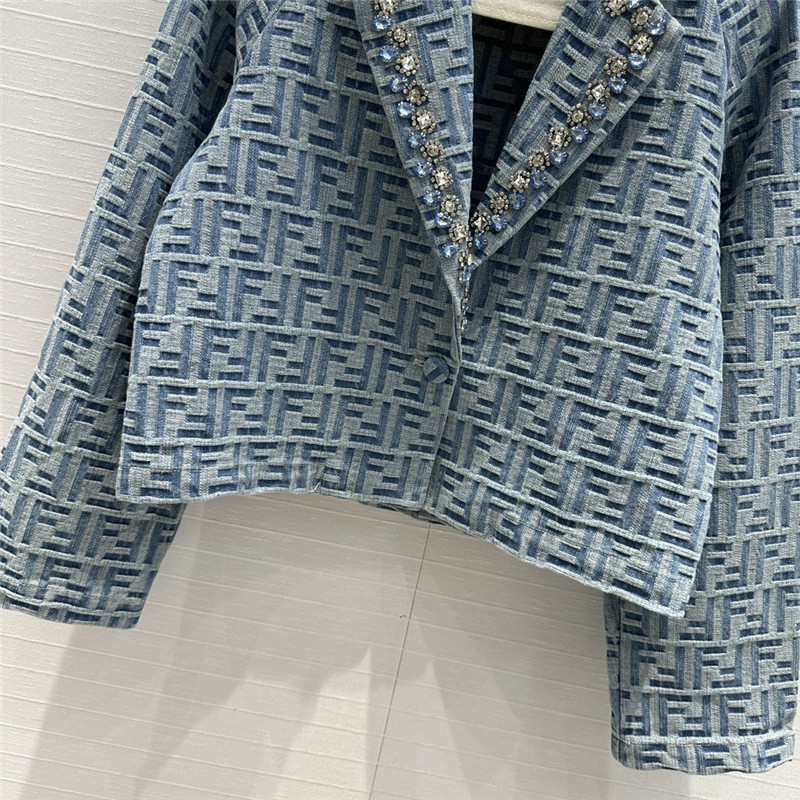 F**di lapel suit jacket replica clothing