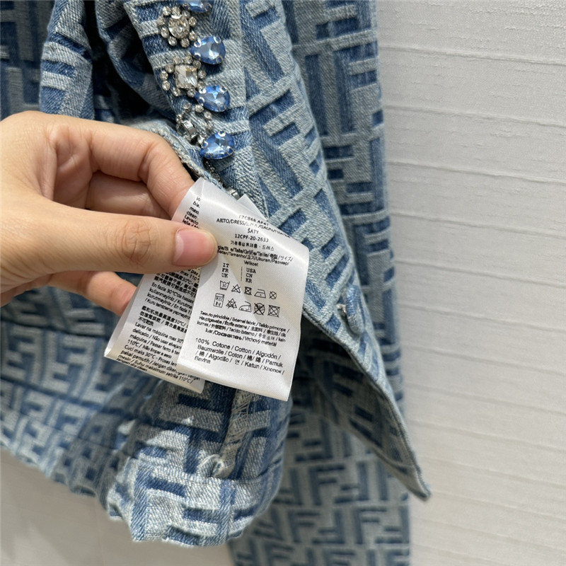F**di lapel suit jacket replica clothing