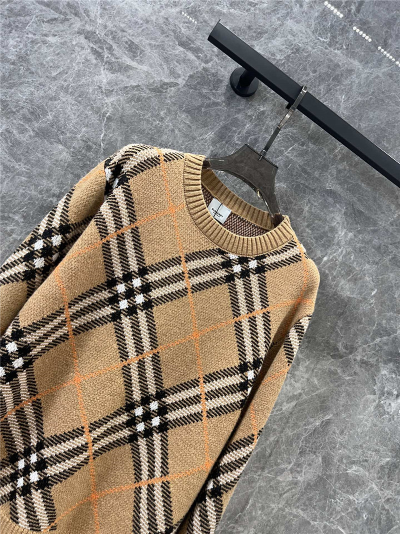 Bv*b*rry check pullover knit sweater replica d&g clothing