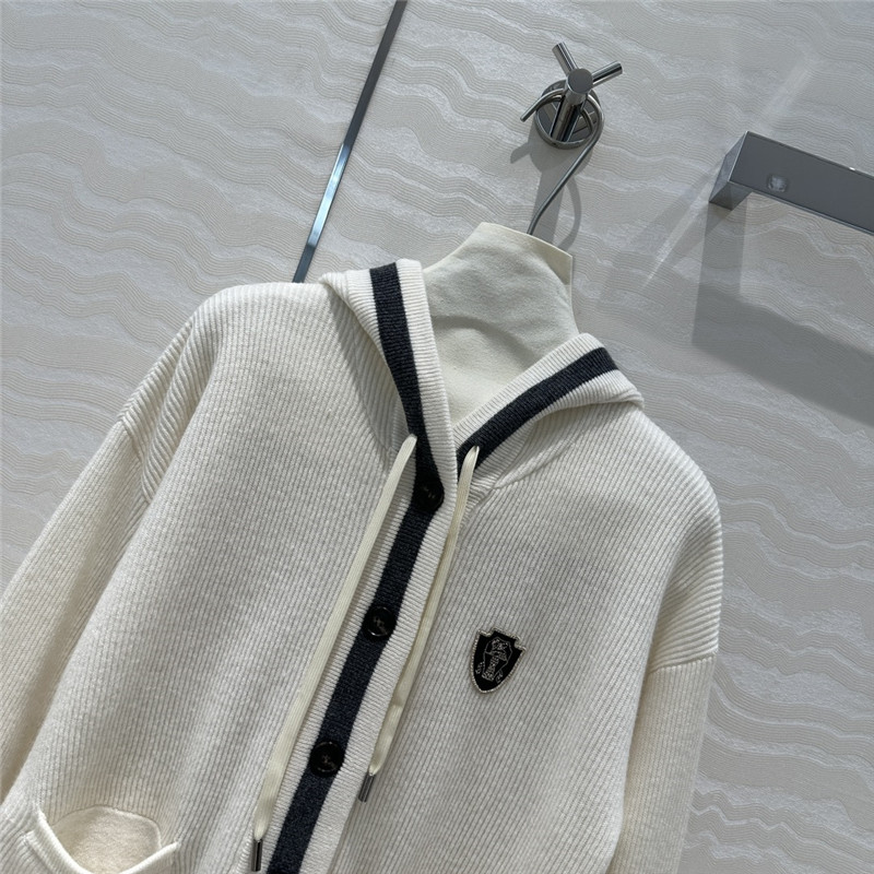 BC tennis style hooded cashmere jacket replica d&g clothing