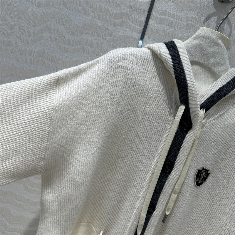 BC tennis style hooded cashmere jacket replica d&g clothing