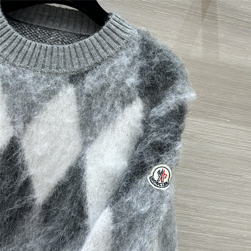 Moncler intarsia brushed plush top replica d&g clothing
